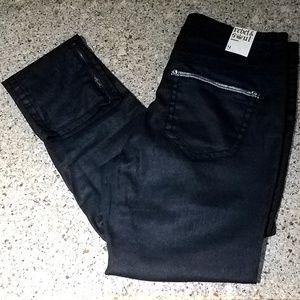 New w/ Tag Skinny Jeans w/Jewel and Zipper Accents
